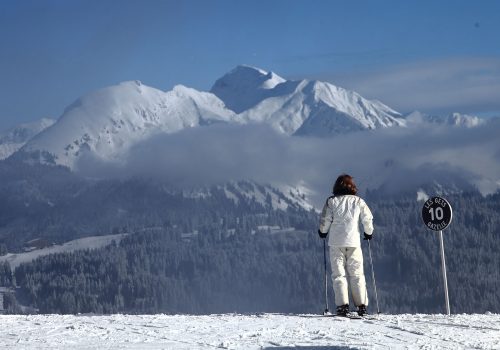 View of Mont Blanc Les Gets